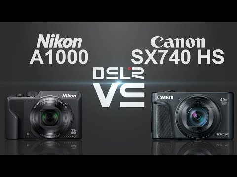 Nikon Coolpix A1000 vs Canon PowerShot SX740 HS