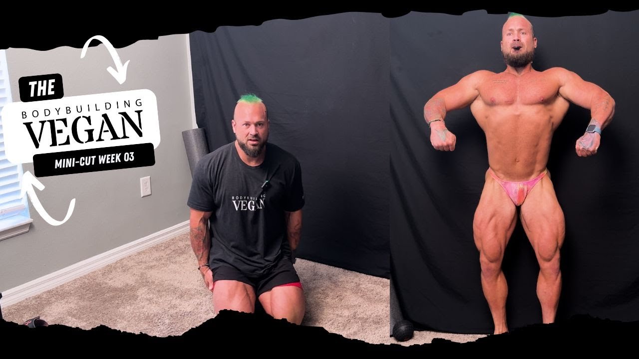Week 3: Mini Cut - 17 Pounds Down | Morning Ab Routine & Tracking Macros | TheBodybuildingVegan