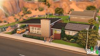 Mid Century Modern | Sims 4 Speed Build | CC Build