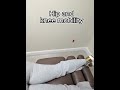 Hip adjustments can help with hip and knee mobility.