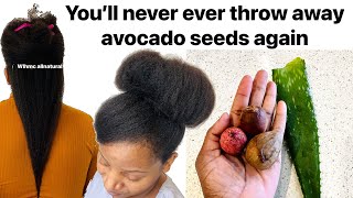 Use Avocado Seed This Way For Massive Hair Growth Avocado Seed U0026 Aloe Vera Oil For Hair Growth