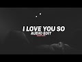 I Love You So Jumpstyle Ultra Slowed Hussvrx Edit Audio 