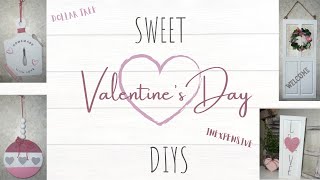 VALENTINE'S DAY DIYS | DOLLAR TREE | SUPER SWEET | INEXPENSIVE DIYS