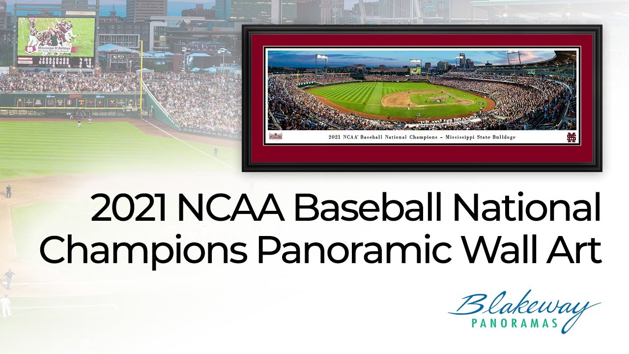 2021 College World Series Panoramic - Mississippi State Bulldogs ...