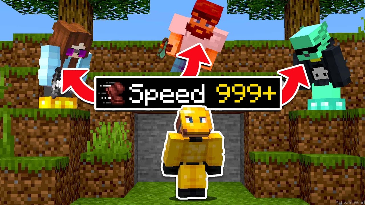 Minecraft Manhunt, but Dying Multiplies Hunters SPEED