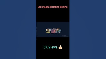 Pure CSS 3D Rotating Image Gallery With Hover effect CSS 3D Animation Effects #shorts #coding