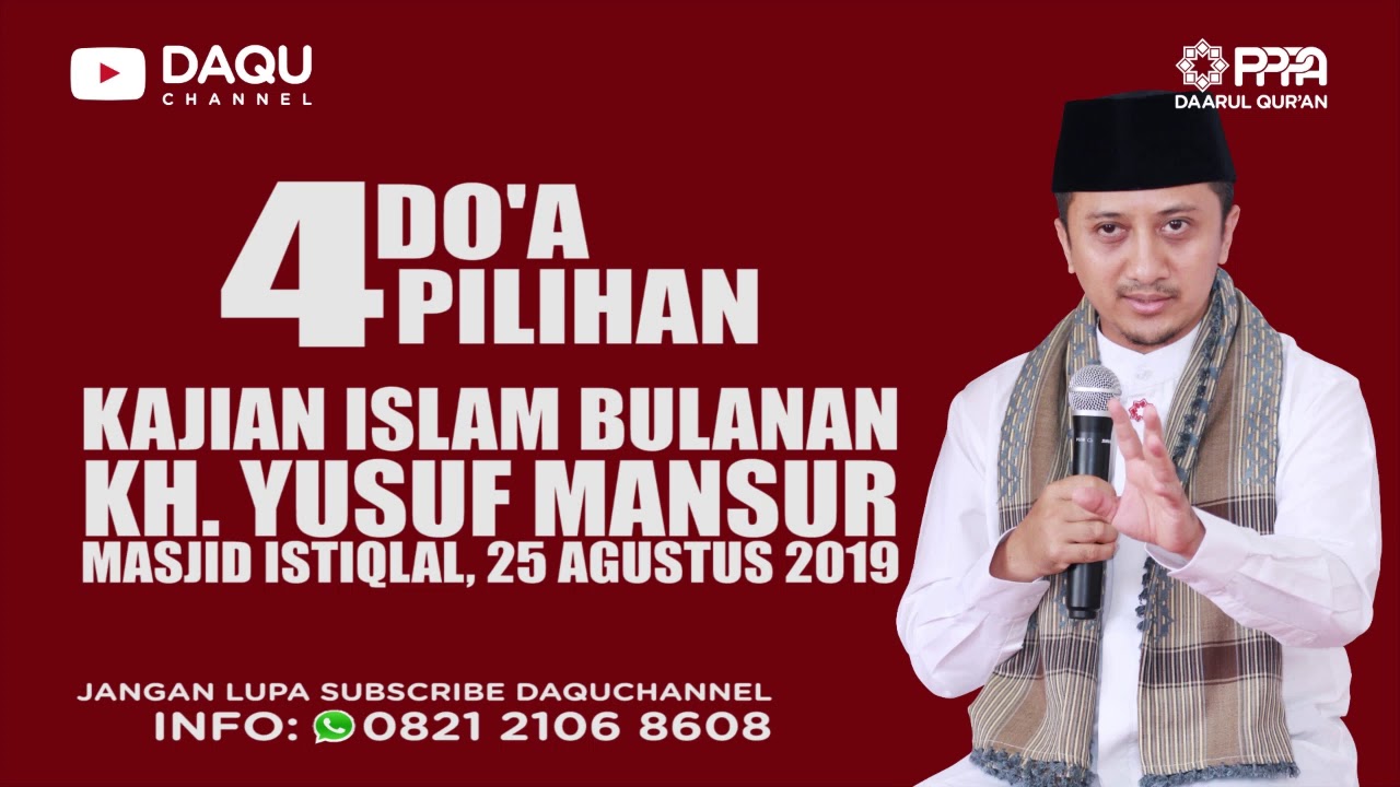 4 Doa Pilihan Ustadz Yusuf Mansur Youtube