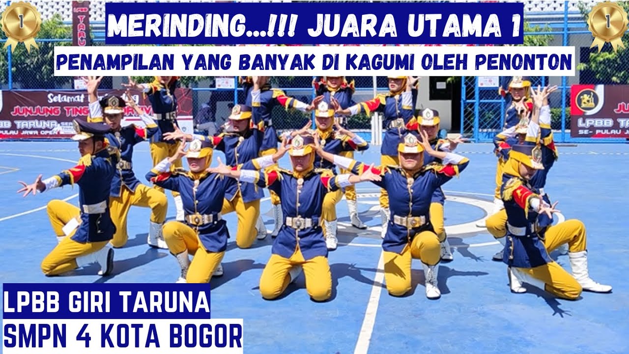 KEREN BANGET...!!! JUARA UTAMA 1 - PASKIBRA SMPN 4 KOTA BOGOR - LPBB SMK GIRI TARUNA