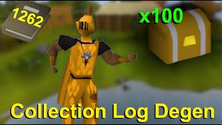 Famous I Spent 2 Weeks for 100 Elite Caskets & Got This ~ Ironman Collection Log Degen E69 Wealth