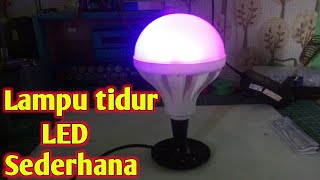 diy lampu tidur kreatif dari barang bekas | night lamp ideas | sleep lamp diy