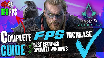 🔧 Assassins Creed Valhalla Increase PERFORMANCE and Boost FPS | Complete optimization Guide