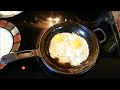 Proof that a sanded seasoned Lodge skillet is better! Egg demo!