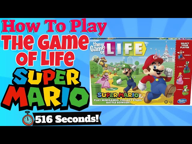 HasbroGaming The Game of Life: Super Mario Edition Board Game