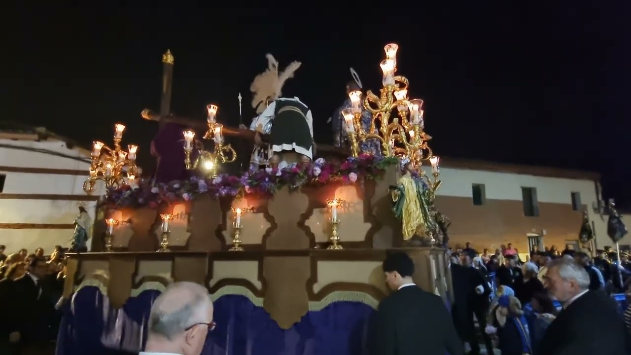 Semana Santa Ajalvir 2024. Hermandad Pasión y Muerte de Ajalvir (Madrid). Suena AM Pasion y Muerte.