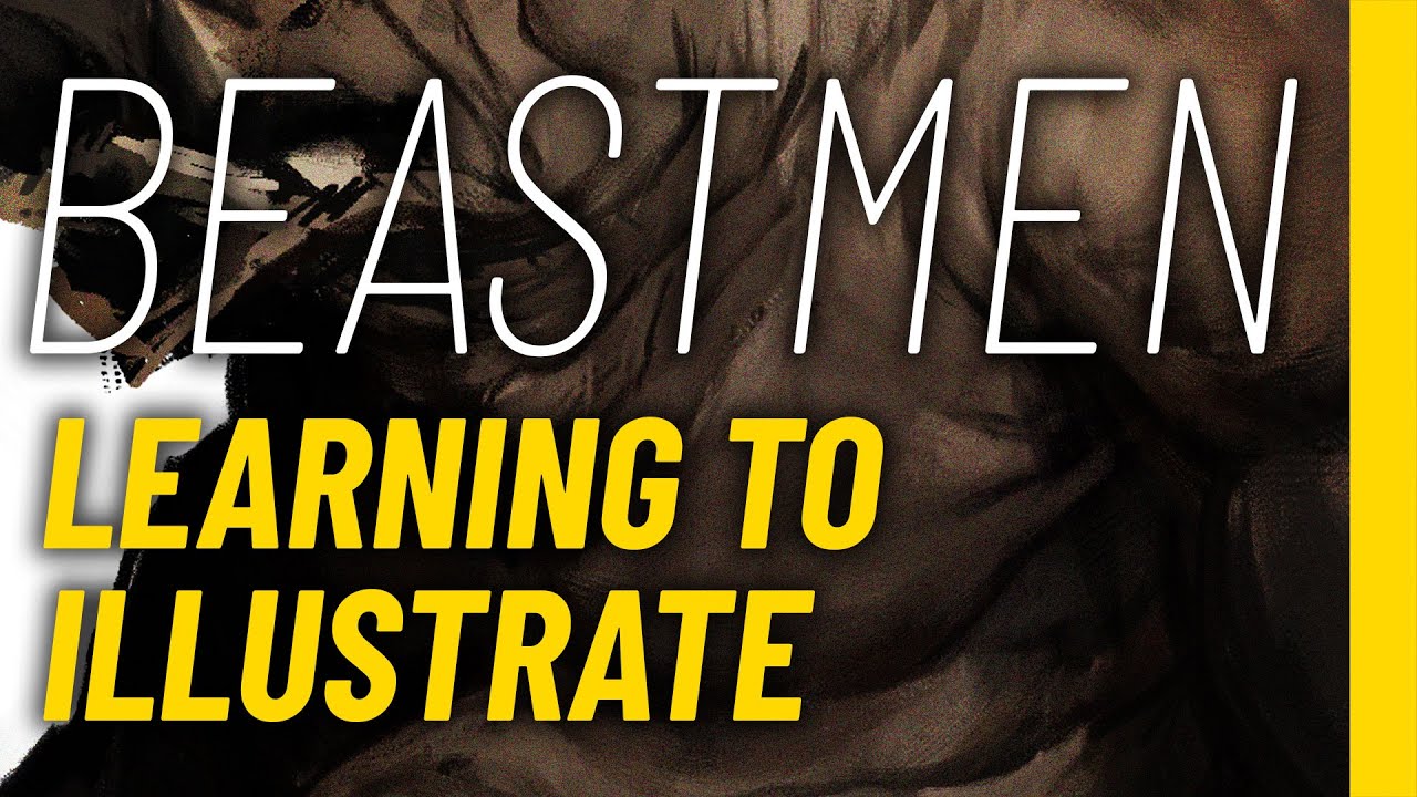 🟡📝 ART STUDY /// Learning to Illustrate BEASTMEN 【Painting Study】