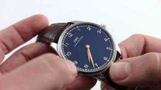 IWC Portuguese Pure Classic Luxury Watch Review