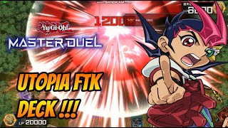 UTOPIA FTK DECK ! YU-GI-OH MASTER DUEL ! #1