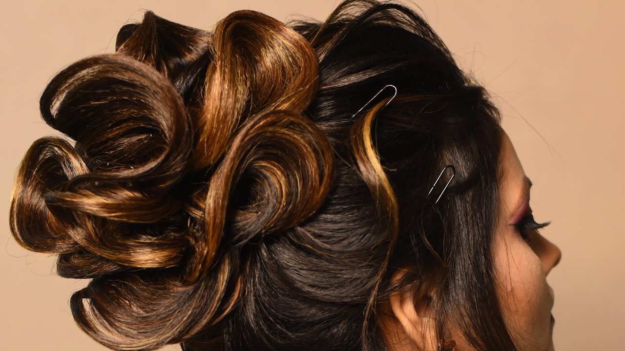 RUSSIAN SPREADING HIGH BUN || STEP BY STEP || TUTORIAL - YouTube