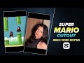 Super Mario Cutout Reels Video Editing | Instagram Trending Video Editing | Capcut Template