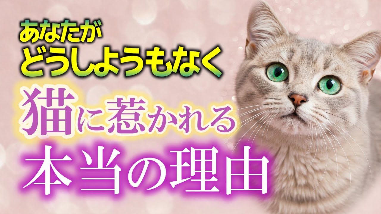 【猫スピリチュアル】「なぜ猫が好きなのですか？」この問いに、あなたは答えられますか？その「答え」に、ようやく巡り合えます✨