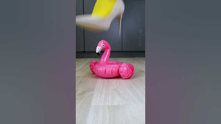 Experiment: High Heels vs Pink Balloon 💘🦩