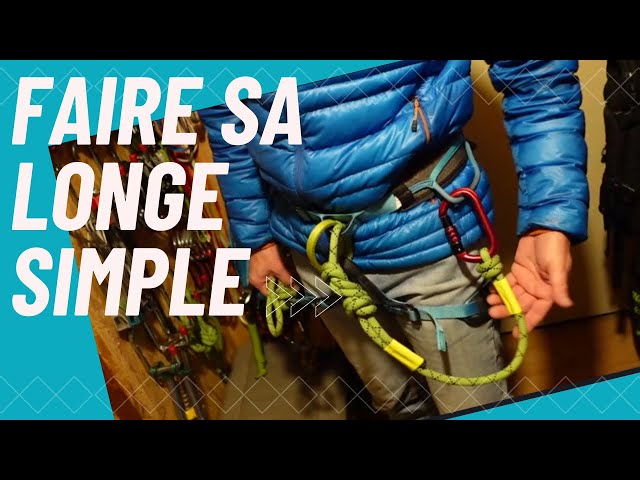 Comment faire une longe simple. Tutto Alpinisme 57. EVOLUTION