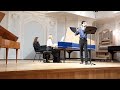 Г.Ф.Телеман. Концерт №3 для траверс-флейты и клавесина ля мажор - исполняют Г.Абросов, Е.Блохина