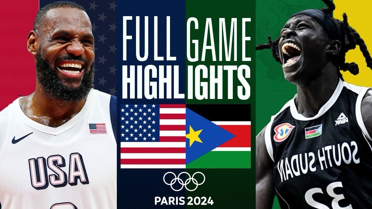 USA vs South Sudan - Olympics Paris 2024 | Men Basketball Full Game
