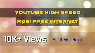 Robi free internet with youtube high speed and unlimited.UPDATED.(100% Working)