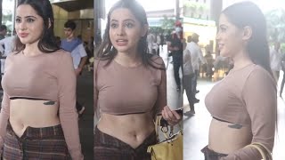 Urfi Javed Looks Stunning Hot & Bold Spotted Outside At Airport