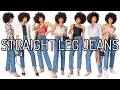 Ways to wear STRAIGHT LEG JEANS - Summer Outfit Ideas