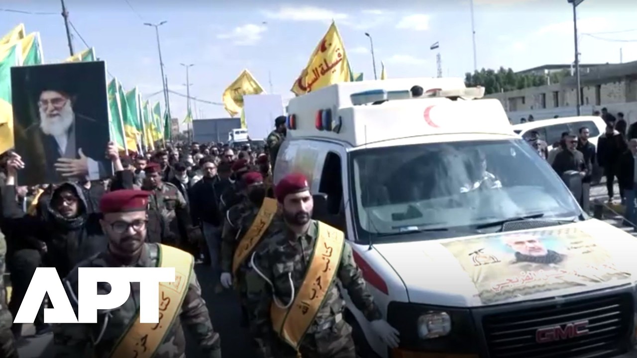 Iran-Backed Militia Commander Laid to Rest After Baghdad Airstrike | APT