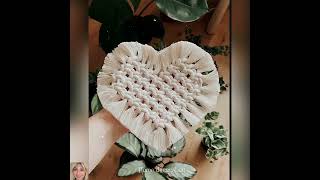DIY Macrame Heart Coaster Tutorial