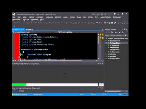 C# Beginners Tutorial -6 - For Loop and Difference Between Postfix and Prefix in C#[HD].mp4