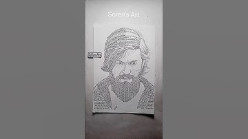Rocky Bhai drawing with KGF | Soren