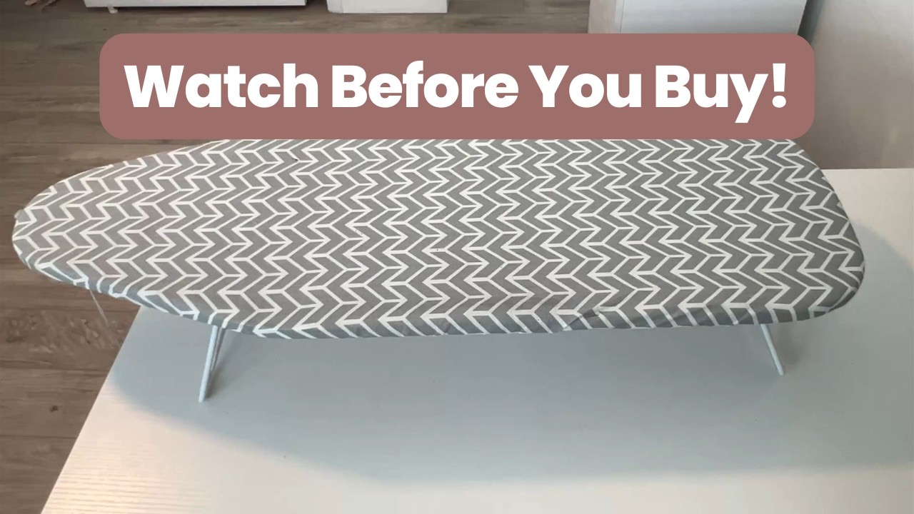 Honest Review: Countertop Ironing Board with Foldable Legs | Worth It?
