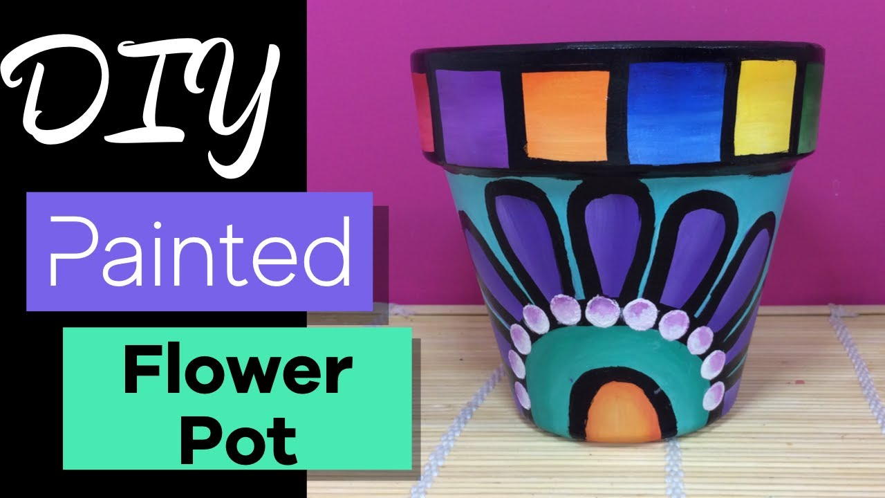 DIY Hand Painted Terracotta Flower Pot YouTube DIY Hand Painted Terracotta Flower Pot YouTube