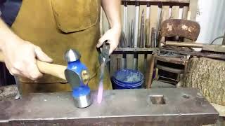 How to forge a round taper
