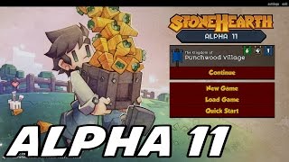 Stonehearth Alpha 11 - Cooking! Storage Crates! (Gameplay 1080p)