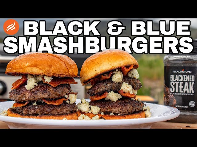 Black and Blue Smash Burger Recipe