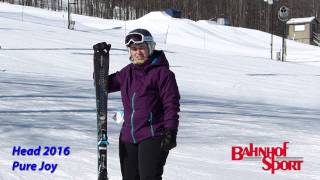 Head Pure Joy Ski Test w Missy 2016