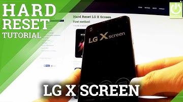 How to Format LG X Screen - Hard Reset in LG X Screen