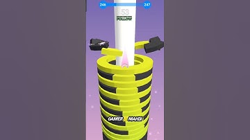 How to Play  Mobail Game on phone📲|| Stack ball 😱Level 246 || #shorts #youtubeshorts #gamingvideos