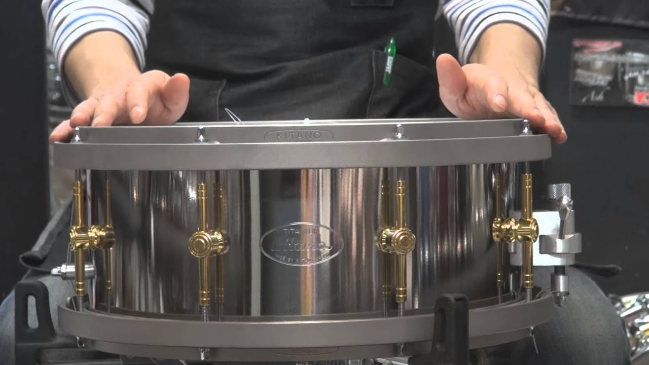 ROCKETSHELLS スネアドラム with 掻き集める キタノチタンフープ 訳あり