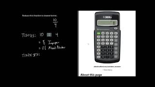 MAT 110 - Entering Fractions with the TI 30xs, TI 30xiis, and TI 84 Calculators