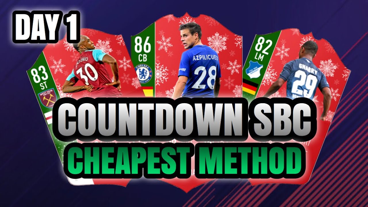 FUTMAS AZPILICUETA SBC CHEAPEST METHOD! FUTMAS DAY 1 COUNTDOWN SBC’s!