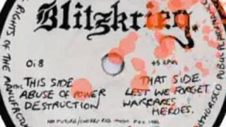 Blitzkrieg - Destruction + Lyrics