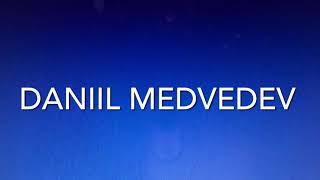 How to pronounce Daniil MEDVEDEV