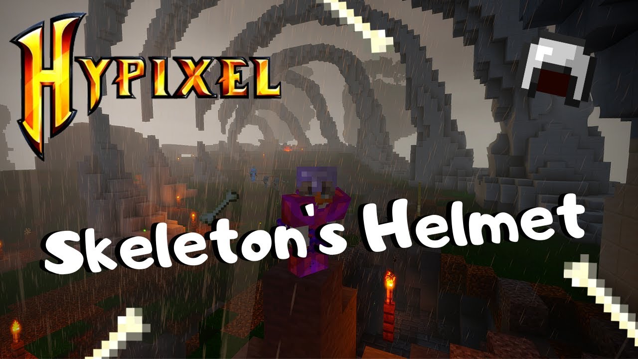 Hypixel Skyblock How to get SKELETON'S HELMET!! YouTube
