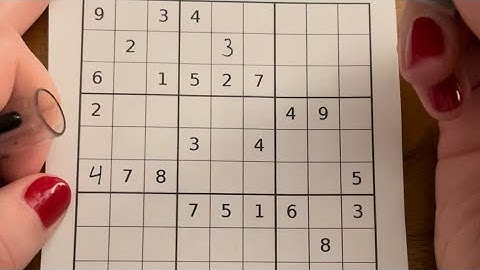 ASMR sudoku, episode 4 ✏️